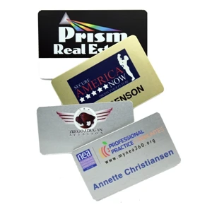 Metal Name Badge - Digital Printed