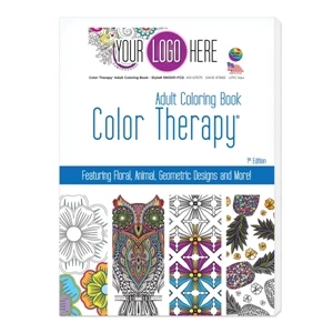 Color Therapy 24 Page Adult Coloring Book