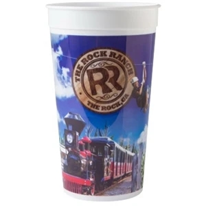 32 oz. Smooth Walled Stadium Cup with RealColor360 Imprint