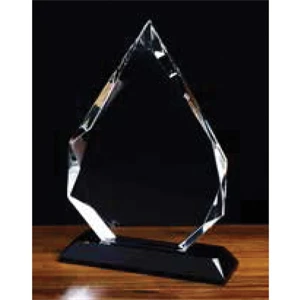 Crystal Diamond Award on Black Base