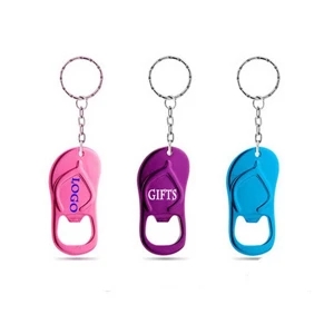 Flip Flop Beer Bottle Opener Keychain