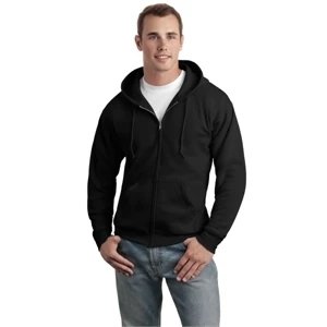 Hanes - EcoSmart Full-Zip Hooded Sweatshirt.