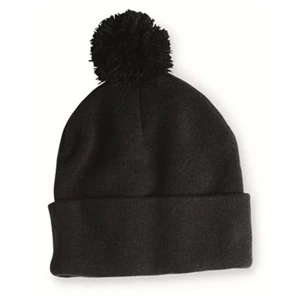 Sportsman 12" Pom-Pom Cuffed Beanie