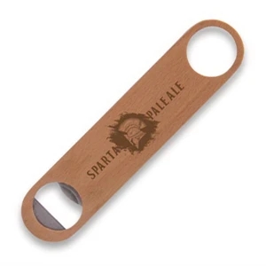 Wood Paddle Bottle Opener