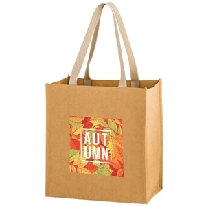 Tsunami - Washable Kraft Paper Grocery Tote Bag - 4CP