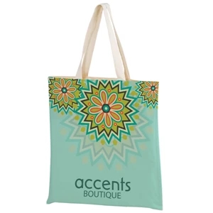 Full Coverage 5 oz. Cotton Tote Bag - Sublimated