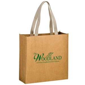 Tidal Wave - Washable Kraft Paper Fabric Tote Bag - Screen