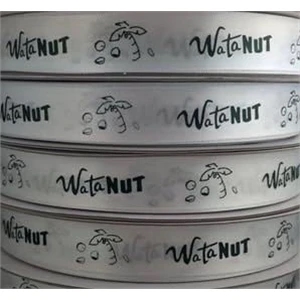 GIFT WRAPPING 3/8" Step & Print SATIN PRINTED Ribbon