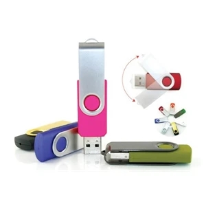 USB Flash Drive with Rotating Swivel Spin