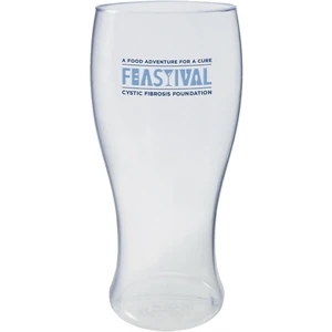 16 oz. Clear Plastic Pilsner Glass