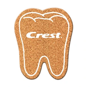 Tooth Shaped Cork Coaster