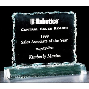 Crushed Ice Square Acrylic Award