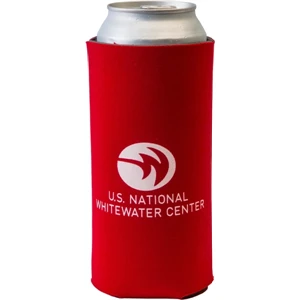 Custom Logo FoamZone Collapsible 24 oz. Can Cooler