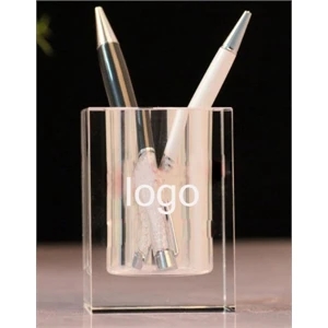 Square Crystal Pen Holder