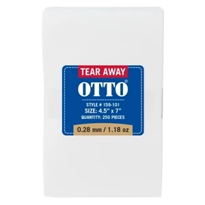 Tear Away Backing Sheets