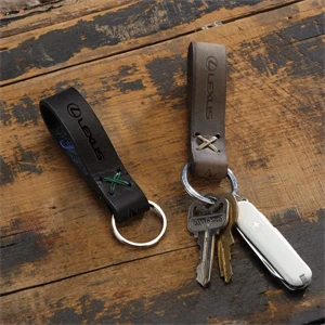 SADDLER Leather Loop Keychain