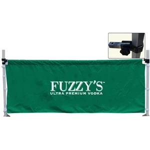 10' Tent Side Rail Double Sided Full Color Dye Sub