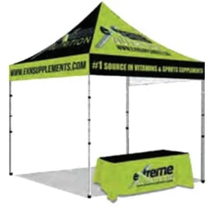 10x10 Tent with 6ft Table Cover