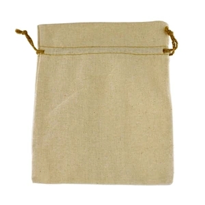 Large Linen Bag/ Blank - 10" x 8" (Empty)