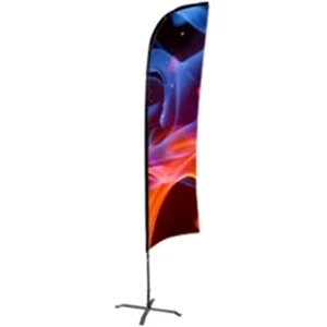 8' Double Sided Feather Flag