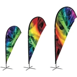 14' Tear Drop Flag Single Sided