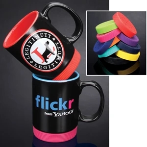 15 Oz. Two Tone Soft Bottom Mug