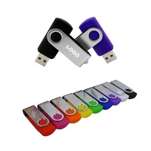 64MB Swing Swivel Zip USB Flash Drives