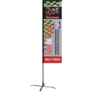 8' Banner Flag Single Sided