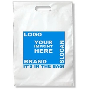 Reusable & Recyclable Plastic Bag - 7.5" W x 10" L