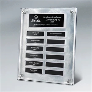 Swirled Excellence Metal & Lucite Series - Master Plaque