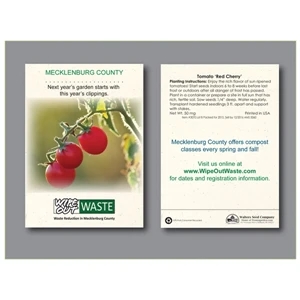 Tomato 'Red Cherry' Seed Packet - Size 3.25" x 4.5"