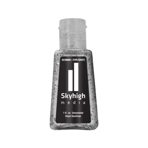 1 oz. Beaded Gel Hand Sanitizer in Trapezoid Bottle