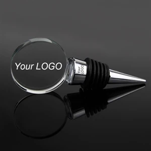 Clear Optic Crystal Wine Stopper