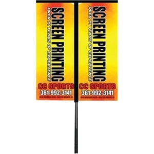 Banner Flag Double Sided Replacement (FABRIC ONLY)