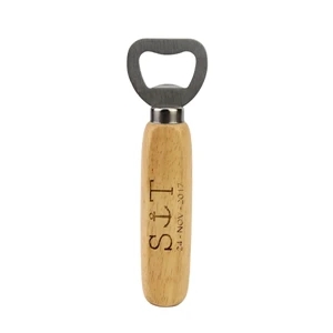 Wooden Handle Beer Bottle Opener