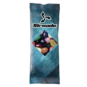 Full Color Tube DigiBags Filled with Jelly Belly Jelly Beans