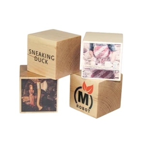 Wood Message Cube