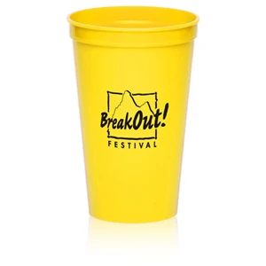 22 oz Plastic Stadium Cup