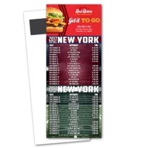 Football Schedule Magnetic Stick Up Card