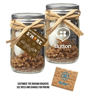 S'Mores Kit In Mason Jar