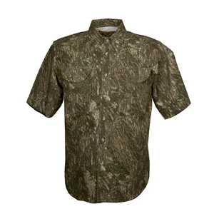 Camouflage Fishing Shirt Short Sleeves