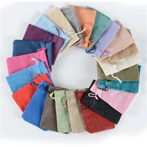 Linen Drawstring Bag