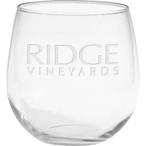 Stemless Red Wine Glass