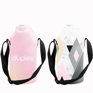 Neoprene Growler Cover 4CP Duplex with Drawstring