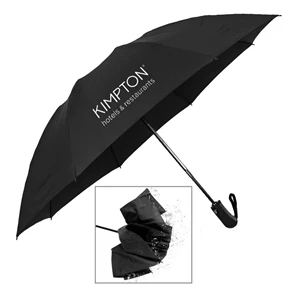 Custom Logo The Reversa Inverted Umbrella - Auto-Open, Reverse Closing