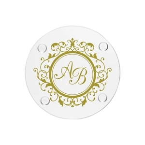 4" Round Glass Coaster