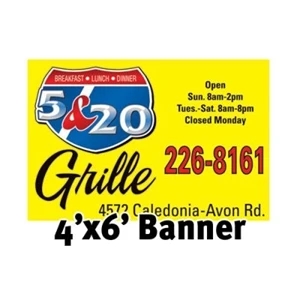 Mesh Vinyl Banner - 4'x6'