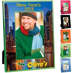 4" x 6" Colorful Brushed Aluminum Frame