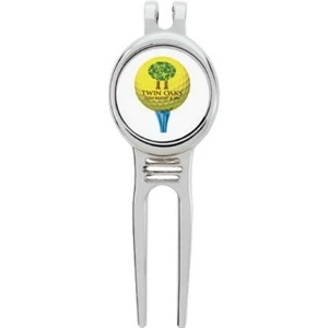 Golfers Divot Tool with Ball Marker