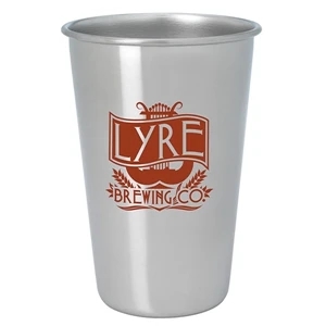 Stainless Pint Glass - 16 oz.